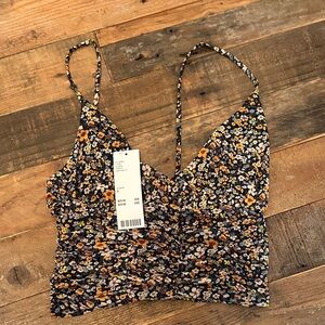 Floral Spaghetti Strap Top